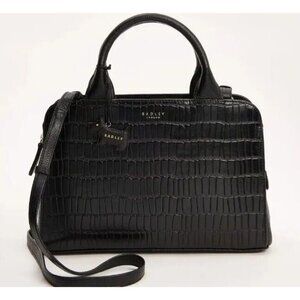 RADLEY London Millbank Multiway Bag- Faux Croc Black